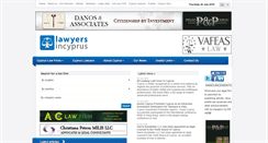 Desktop Screenshot of lawyersincyprus.com