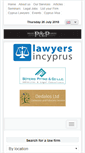 Mobile Screenshot of lawyersincyprus.com